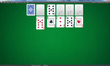 A game of Canfield in SolSuite Solitaire