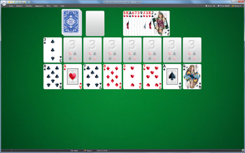 A game of Falling Star in SolSuite Solitaire