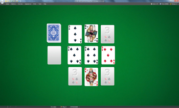 A game of Four Seasons in SolSuite Solitaire