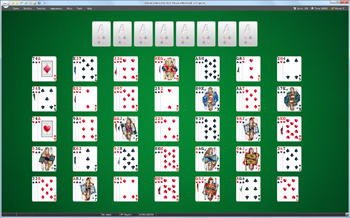 A game of House in the Wood in SolSuite Solitaire
