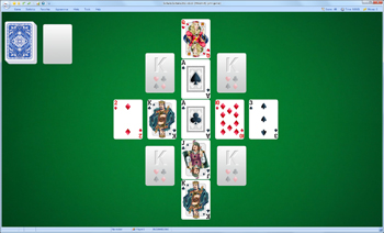 A game of Windmill in SolSuite Solitaire